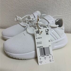 NWT Adidas Kids White Sneakers (10.5)